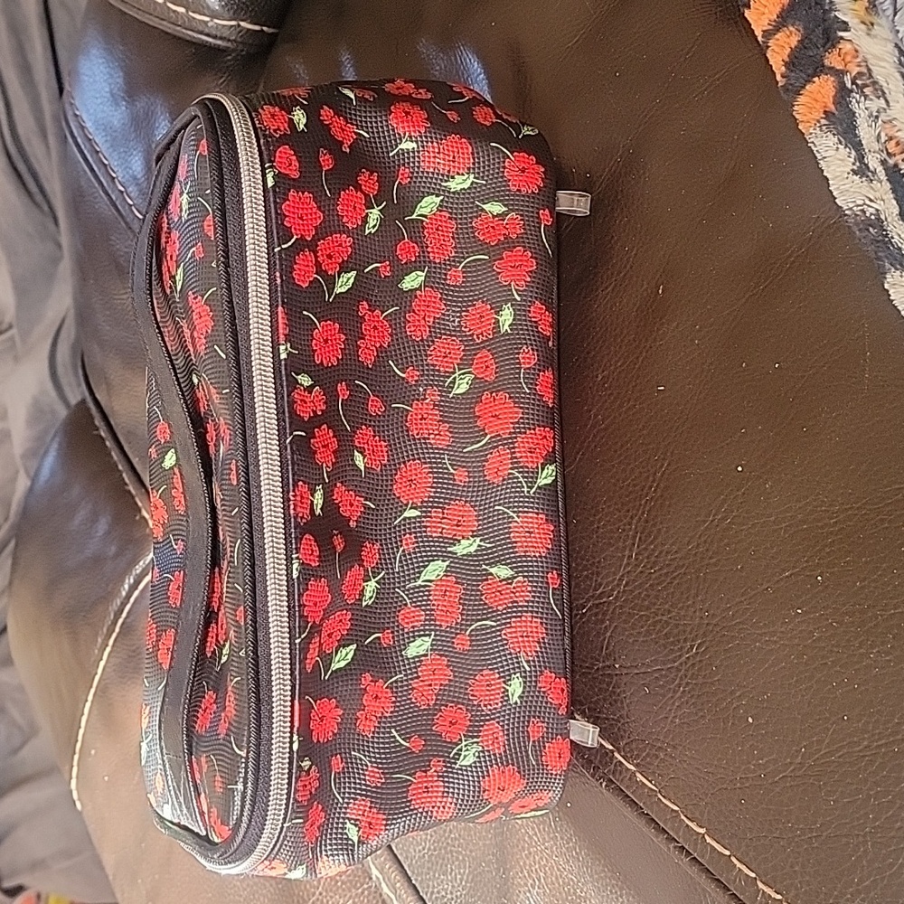 Floral Cosmetic Bag